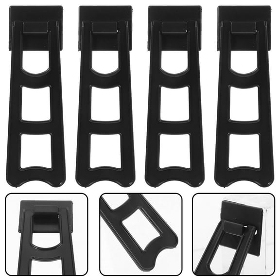 PENIKOKO Picture Frame Stand 20Pcs Black Plastic Easel Backs Display Photos