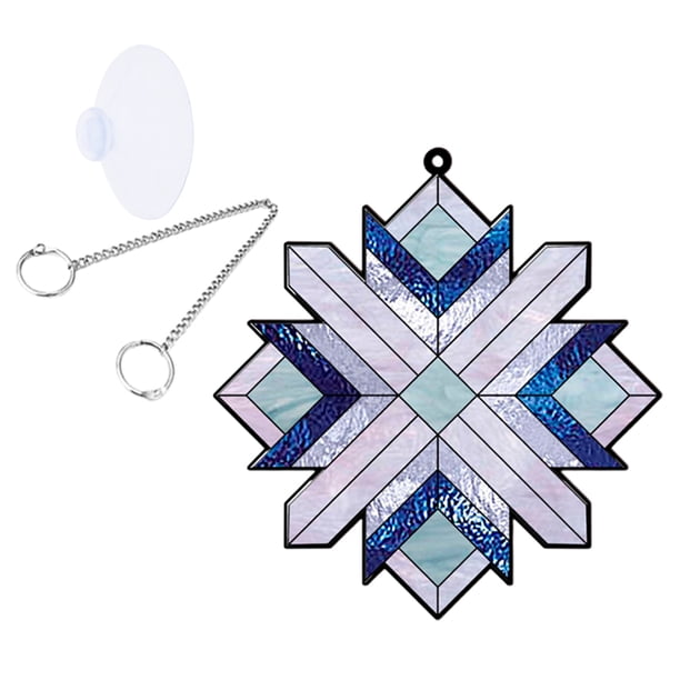 Copo de nieve navideño colgante GOOHOCHY, adorno colgante de copo de nieve acrílico, copo de nieve decorativo para el hogar