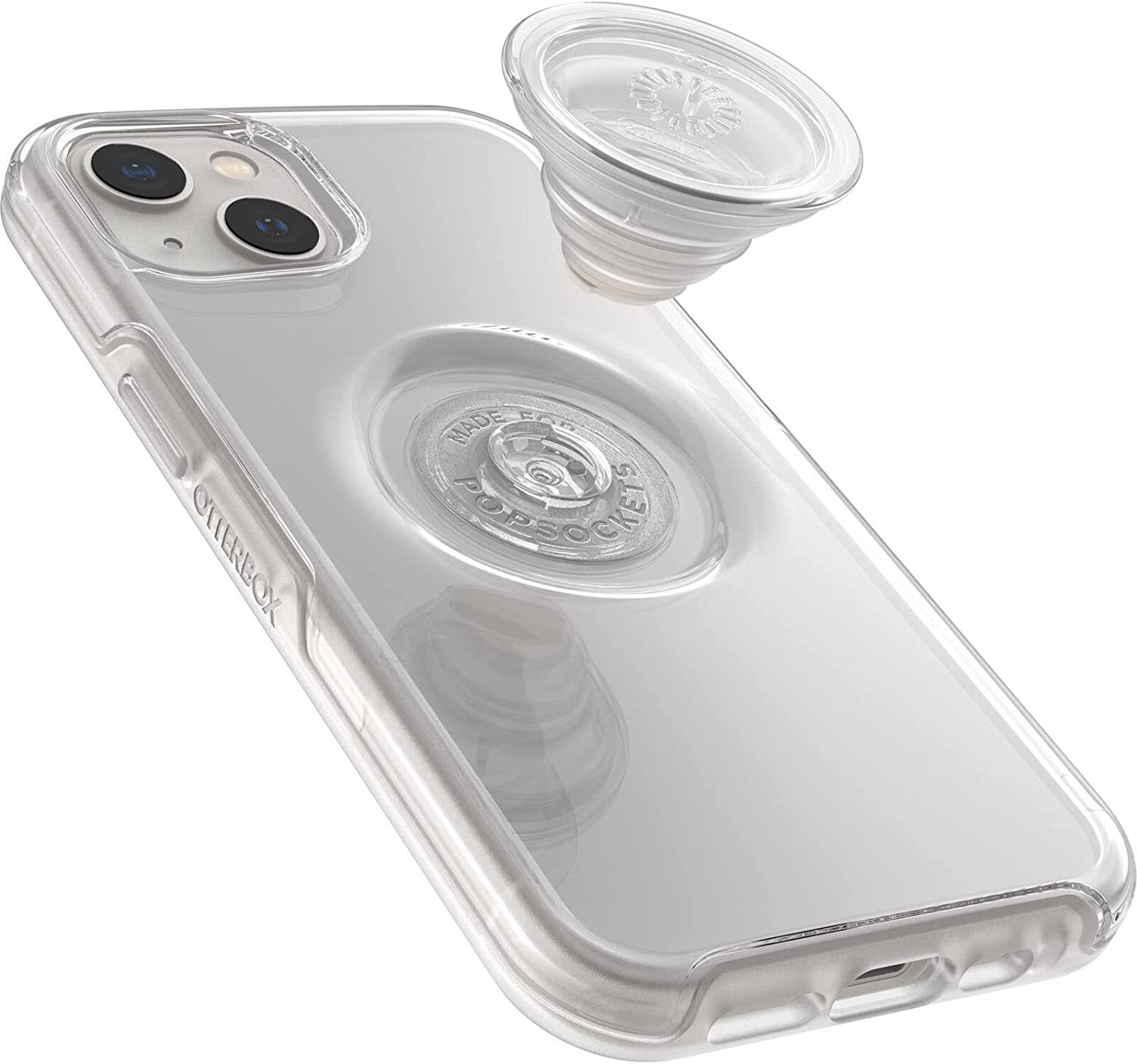 OtterBox + Pop Symmetry Clear Series Case for iPhone 13 Only - Non-Retail Packaging - Clear