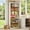 White, variant on ivaniti Kitchen Pantry 6-Layer Storage Cupboard with Adjustable Shelves,71âWooden Cabinet for Dining Room,White