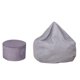 thumbnail image 1 of Cubiertas Para Bolsas De Frijoles Silla Para Bolsas De Frijoles Para Asiento Para Niños Silla Para Niños Cubierta Resto De Pies Ju gris, 1 of 6