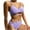 Bikini Tankini Coverup Swimsuits Purple on Clearance, variant on BSDJILFG 50% Women's 2 Piece Bathing Suit Floral Underwire Push Up Bikini High Cut Swimsuit Christmas