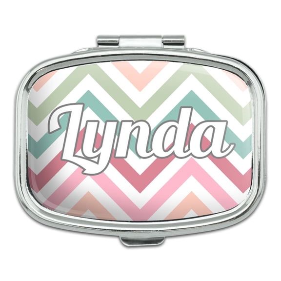 Female Names - Lynda - Rectangle Pill Box