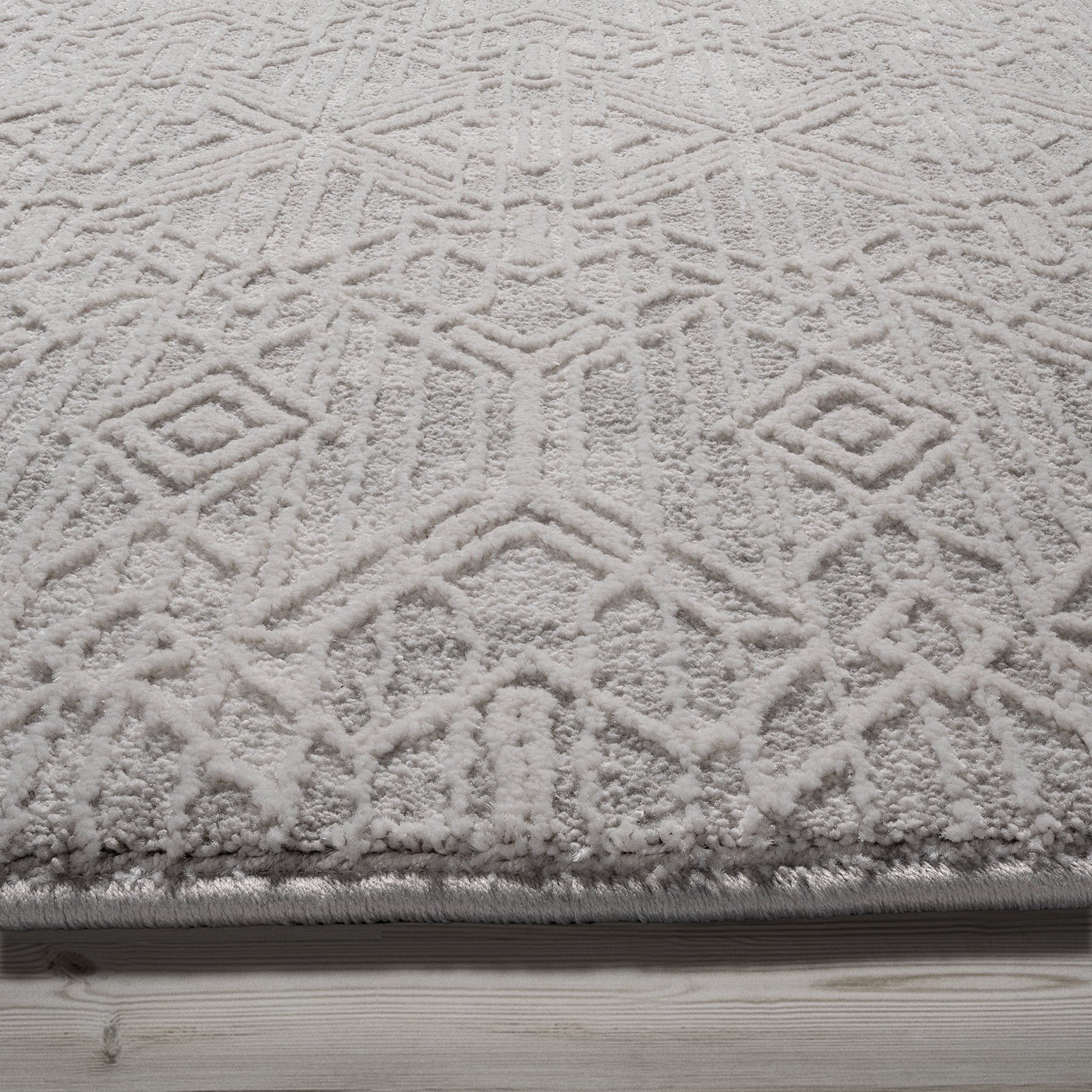 Gertmenian Ethan Marion Modern Abstract Ivory Indoor Area Rug, 9x13