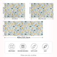 thumbnail image 4 of Haosy Satin Pillowcase for Hair and Skin Standard Cooling Silk Pillow Case with Envelope Closure Scattered Dandilion Floral 20"x26", 4 of 9