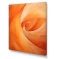 thumbnail image 2 of Designart "Vibrant Tangerine Coil" Abstract Spirals Canvas Wall Art, 2 of 7