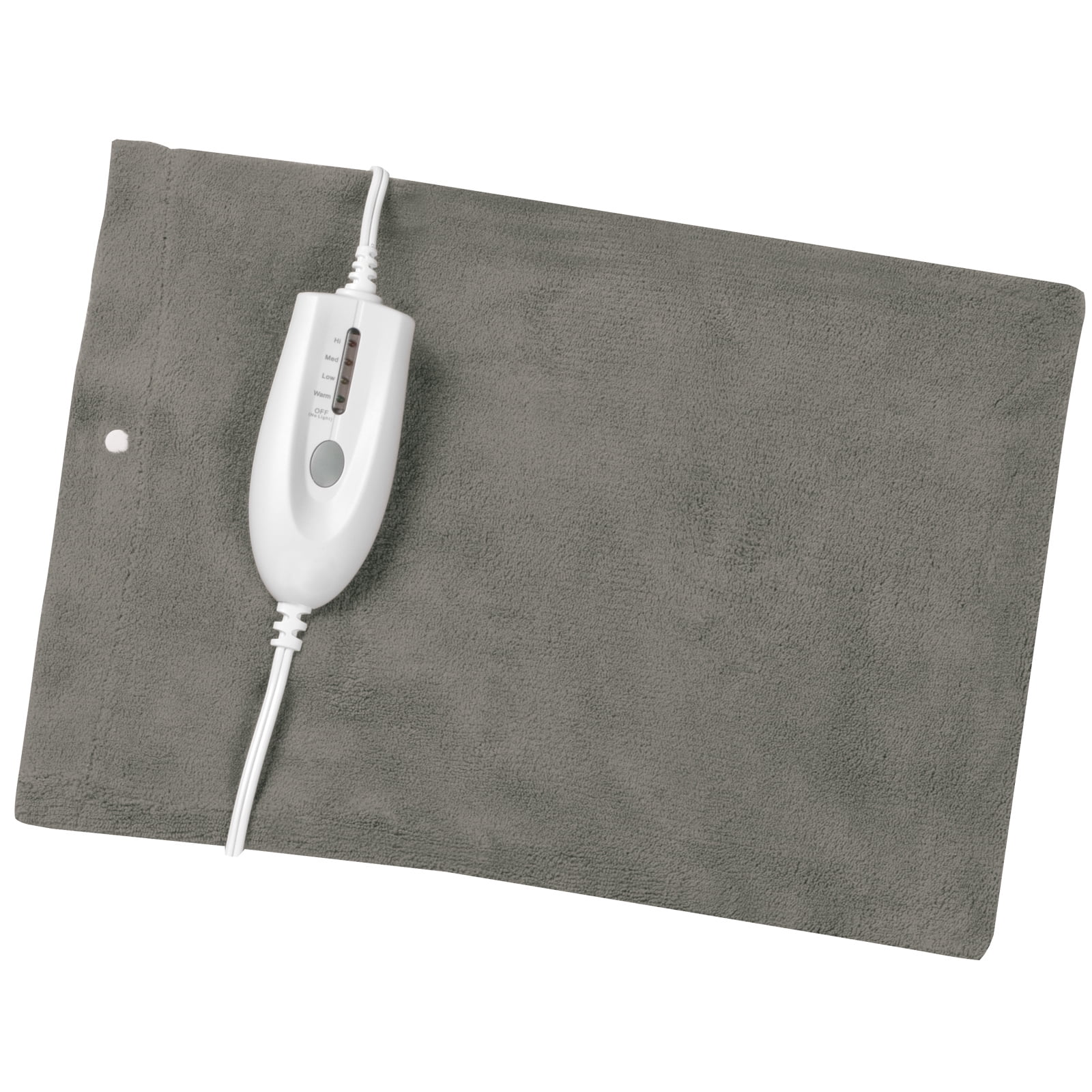 TheraCare, Heating Pad with Moist & Dry Heat, 4 Settings, 12"x15" Gray