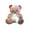 White, variant on LED Light Up Teddy Bear Stuffed Animal Plush Toy, Color Changing Glowing Ribbon Bow Bear Figurine, Soft Huggable Night Light Gift, White 16 Inch