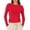 A-Red277, variant on Bibifish Womens Long Sleeve T-Shirt Slim Fitted Crop Tee Lightweight Stretchy Crew Neck Going Out Top For Ladies