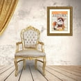 thumbnail image 3 of Sheena Pike Art 26x32 Gold Ornate Wood Framed with Double Matting Museum Art Print Titled - Hello Autumn  - Autumn Greetings Fox, 3 of 4