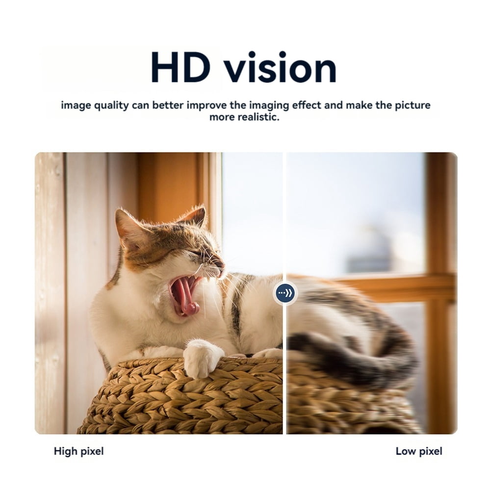 Indoor Security Camera for Home Baby Monitor Dog-Cat-Pet Cameras Surveillance Cameras with Night Vision 32G US Plug