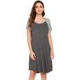 thumbnail image 4 of Chemise de Nuit 3 en 1 pour Accouchement/travail/allaitement, Robe de Maternité/hôpital pour Femmes/vêtement de Nuit pour l'Allaitement, 4 of 5