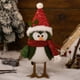 thumbnail image 1 of Pájaro de decoración de mesa navideña con estatuilla luminosa para decoraciones interiores de casas de vacantes, 1 of 7