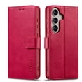 thumbnail image 2 of LC.IMEEKE Leather Case For Samsung Galaxy S26+ 5G 6.7",Premium PU Leather Flip Folio Wallet Case with Card Slot Magnetic Closure Shockproof Kickstand Protective Phone Cases Cover,Red, 2 of 9