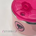 thumbnail image 2 of Cuenco de fideos instantáneos de acero inoxidable 304 con tapa, aislado tazón de arroz, regalo escurrible, Ins Miniso Joint Name Barbie, 2 of 5