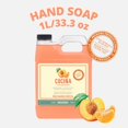 thumbnail image 3 of Fruits & Passion Cucina Peach and Mandarin Hand Soap 1L Refill, 3 of 8