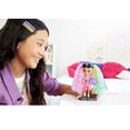 thumbnail image 3 of Barbie Extra Minis Vestido Rosa con Flores Muñeca, 3 of 4