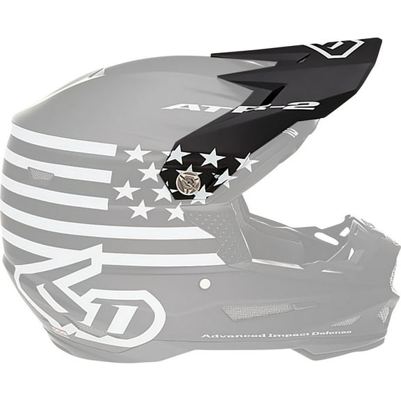 6D Helmets Visor for ATR-2 Helmet - Tactical Black
