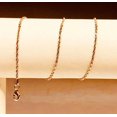 thumbnail image 6 of 14K 22in Rose Gold Diamond Cut/TexturedRoyal Rope Chain with Pear Shaped Lobster Clasp, Approx 9g, 6 of 10
