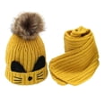 thumbnail image 2 of Lovely Infant Toddler Winter Hat Bufanda para Bebé - Amarillo Yotijar sombreros de invierno para niños niñas, 2 of 10
