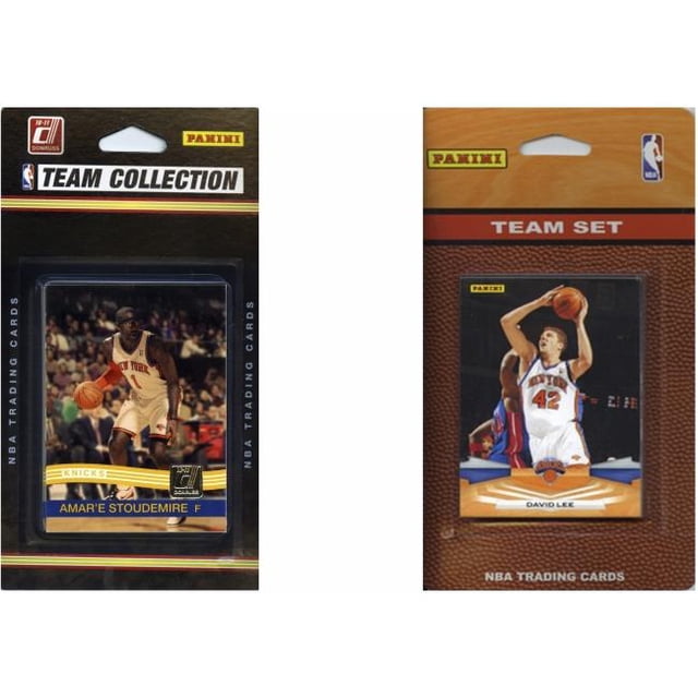 C & I Collectables KNICKS2TS NBA New York Knicks 2 Different Licensed Trading Card Team Sets