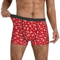 thumbnail image 3 of Men's Boxer Briefs, Hohoho Soft Comfy Mens Underwear Boxer Briefs Breathable With Widen Waist, 3 of 7