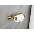 thumbnail image 6 of JERFIT 6-Piece Brushed Gold Towel Bar Set, Wall Mounted Brass Bathroom Hardware Suite for Towels & Robes, 6 of 10