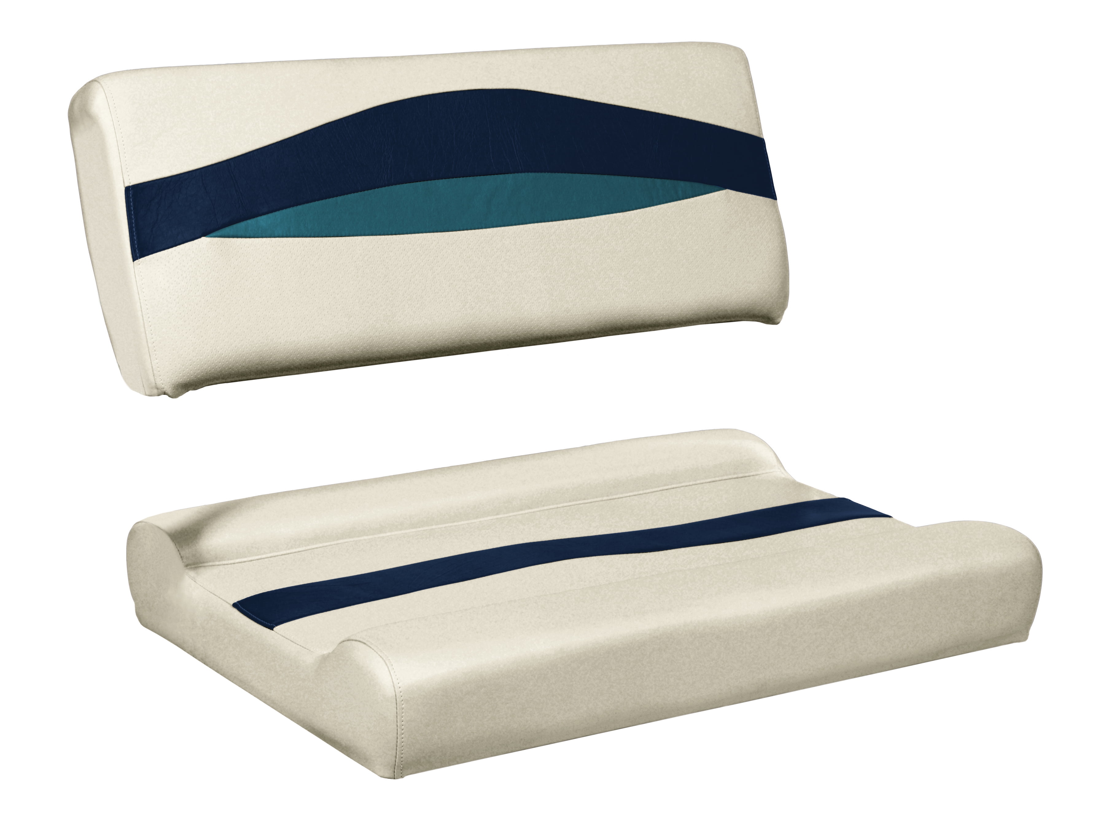 Wise Bm1152 986 Premier Series Pontoon Flip Flop Seat Cushion Set