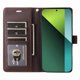 thumbnail image 3 of FOXDOCK Funda tipo Cartera para Xiaomi POCO X6 5G – Cubierta de Cuero PU con Múltiples Ranuras, Bolsillo para Efectivo y Correa de Muñeca, 3 of 6