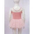 thumbnail image 3 of TSSOE Girls Ballet Leotard Dress Gymnastics Dance Set Lace Trim Athletic Tutu Skirt Modern Dancewear Pink 5-6, 3 of 7