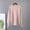 Pink, variant on Women's Fall Oversized Sweaters Casual Loose Crewneck Pullover Winter Puff Long Sleeve Office Work Tops Blouse