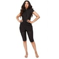thumbnail image 2 of Traje de baño musulmán corto nuevo 2023 Traje de baño musulmán modesto para mujer Burkini con cremallera frontal, 2 of 3