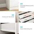 thumbnail image 3 of 6 Drawer Dresser Wood TV Stand, Multi-functional Bedroom Dressers with Drawers with Large Tabletop for Kids Room Living Room Bedroom, 3 of 6