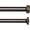 Bronze Gold, variant on eTeckram 5/8" Double Curtain Rod with Adette Finials,Pewter,28‘’-48‘’