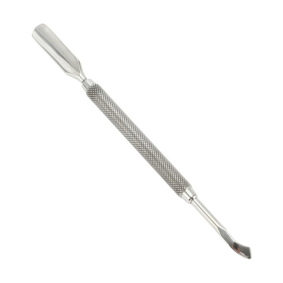 Unique Bargains 1 Pc Double-side Cuticle Pusher Multi-function Manicure Pedicure Nail Tools 5.28" Length Silver Tone
