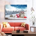 thumbnail image 3 of wall26 Canvas Wall Art Merry Christmas Pictures Home Wall Decorations for Bedroom Living Room Paintings Canvas Prints Framed - 12x18 inches, 3 of 4