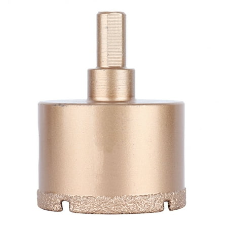 

Diamond Drill Bits 50mm Large Chip Removal Port Brazed Hole Saw Kit for Glass Porcelain Tile Marble