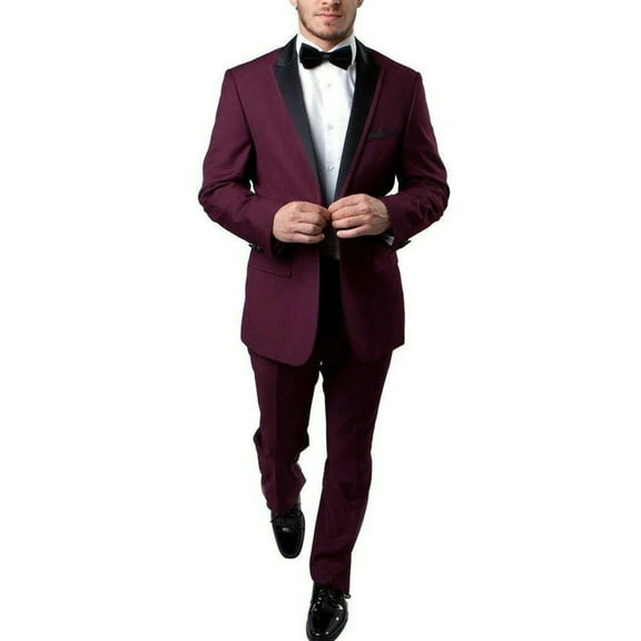 Bryan Michaels Slim Fit 2 Piece Tuxedo Set