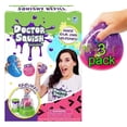 thumbnail image 1 of Doctor Squish Squishy Maker Refill 3-Pack Sparkle Slime Kit, 1 of 3