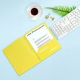 thumbnail image 6 of Anhility 3-Prong Plastic Folders with Pockets, 2 Pocket Folders with Fasteners, Tear-Resistant Heavy Duty Pockets, Fit Letter Size Paper, Fit for School Office Home Business, 18.7"x 11.4", Yellow, 6 of 7
