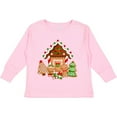 thumbnail image 3 of Inktastic Gingerbread House Christmas Boys or Girls Long Sleeve Toddler T-Shirt, 3 of 5
