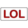 thumbnail image 1 of LOL Photo License Plate, 1 of 1