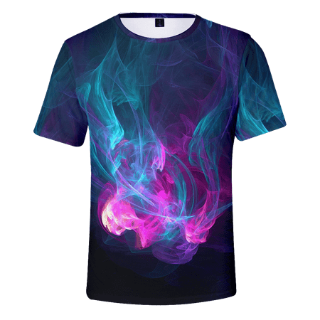 

MLFU Mens Kids Short Sleeve T-Shirt Loose Tops For Men Boys