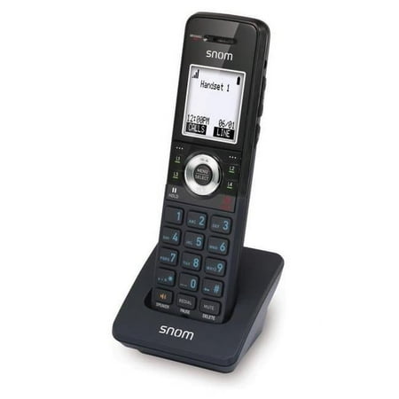 AT&T 80S09000 Snom M10 KLE SIP DECT 4-Line Handset Black