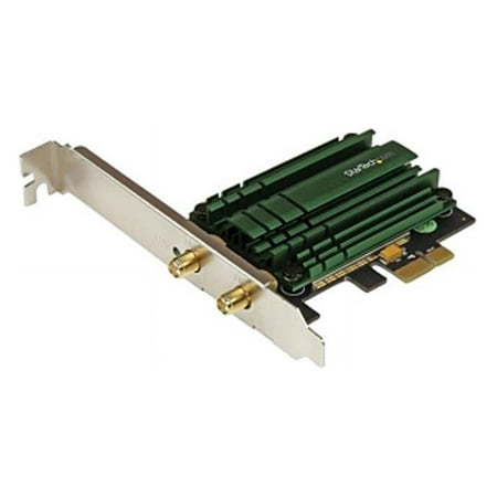 UPC: 0065030857512 | StarTech PEX867WAC22 PCI Express AC1200 Dual Band Wireless-AC Network Adapter – PCIe 802.11ac WiFi Card