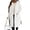 White, variant on Sleeveless Women Long Puffer Hood Quilted Winter Outwear Vest Jackets Coats