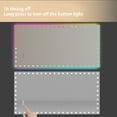 thumbnail image 3 of Accreate LED Backlit Bathroom Mirror - RGB Color Changing Lighted Vanity Mirror with Anti-Fog & Dimmable Features, 3 of 15