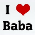 thumbnail image 2 of CafePress - I Love Baba Infant Bodysuit - Baby Light Bodysuit, Size Newborn - 24 Months, 2 of 4