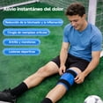 thumbnail image 2 of ALLJOY Knee Ice Pack Wrap, Ice Pack for Knee Pain Relief, Long-Lasting Knee Wrap Ice Pack for Knee Injuries for Pain Relief, Swelling, Bruises (13"X10.6"), 2 of 6