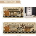 thumbnail image 3 of Farmhouse Rustic Kitchen Mats Set of 2 Non Slip StarKitchen Rugs for Floor Farmhouse Low-Profile Washable Home Decor Kitchen Mat 17x47 Inch and 17x29 Inch, 3 of 6